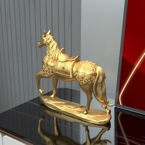 Nordic Creative Resin Crafts <b>TV</b> <b>Cabinets</b> Wooden <b>Wall</b> Signs Horse Ornaments and Statues for Home Decor Living Room Accessories - Product Image 5