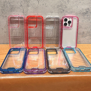Coque de téléphone transparente à 360 degrés pour <span class=keywords><strong>iPhone</strong></span> 16 15 <span class=keywords><strong>14</strong></span> 13 12 11 8 <span class=keywords><strong>Pro</strong></span> <span class=keywords><strong>Max</strong></span> Plus, Forros <span class=keywords><strong>Para</strong></span> Celular, échantillon gratuit - Product Image 5