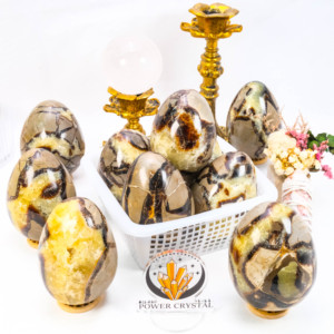 Atacado Natural Tumbling Septerian Grande Grão De Cristal Rock Pedra Raw Tumbled Egg <span class=keywords><strong>Stone</strong></span> para Decoração De Casa - Product Image 2