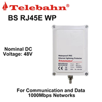 Dispositif de protection contre les surtensions de données RJ45 CAT6 48V, protection contre les surtensions Ethernet, SPD PoE pour les réseaux 10/100/1000 Base-T