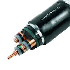 สายไฟฟ้าแรงสูง <span class=keywords><strong>15kV</strong></span> ทองแดงปลอดออกซิเจน 99.9% ขนาด 3x70 ตร.มม. รุ่น ZC-YJV22 ฉนวน XLPE ทนไฟ ป้องกันไฟลุก สายเคเบิลหุ้มเกราะฝังดิน - Product Image 4