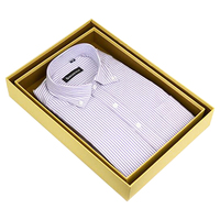 Emballage de luxe Boutique Vêtements Vêtements Hommes Chemise d'affaires Boîte d'emballage cadeau LOGO personnalisé