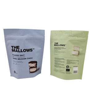 Bolsa de Plástico con Cierre Hermético y Logotipo Personalizado, Sellado Térmico, Reutilizable, para Galletas, Bizcochos, Donas, Bocadillos, Malvaviscos - Product Image 4