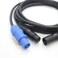 Câble composite d'alimentation pour éclairage de scène XLR + DMX 3/5 broches personnalisable Ohm mâle femelle combinaison de signaux audio pour l'alimentation