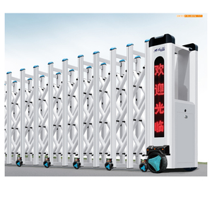 Hot bán tự động Hợp kim nhôm đường lái xe có thể thu vào cửa với an toàn điều khiển từ xa cho căn hộ sử dụng - Product Image 4