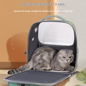 Cho <span class=keywords><strong>Amazon</strong></span> Thời Trang Rắn PVC Mô Hình Di Động Vật Nuôi Tàu Sân Bay Có Thể Gập Lại Mèo Ba Lô Cho Chó Thở Đi Con Chó Túi - Product Image 3