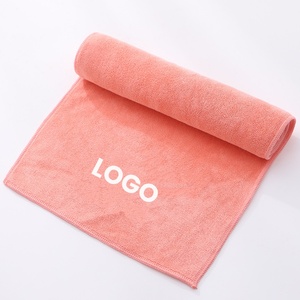 方便便携的运动超细纤维毛巾定制彩色健身毛巾带跑步标志 - Product Image 6