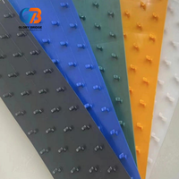 Plaque d'ancrage en plastique HDPE de haute qualité en forme de V, plaque de verrouillage en V HDPE, plaque de protection du béton ou plaque d'étanchéité