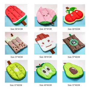 Summer Cool Pet Mat Avec Motif Fruit <span class=keywords><strong>Apaisant</strong></span> Lavable Pet Mat Cat Blanket Sofa Respirant Cold Pet Dog Bed Mat Supplies - Product Image 3