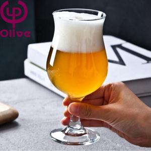 Regalo, venta al por mayor, logotipo personalizado, <span class=keywords><strong>taberna</strong></span>, bar, jarras de cerveza de cristal, copa de cerveza artesanal, jarras de cerveza de tulipán - Product Image 4