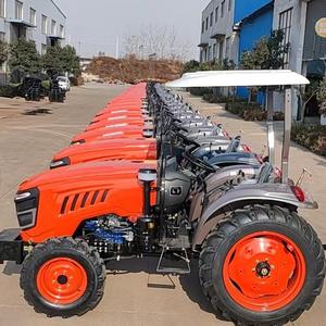 Vente de mini-tracteurs agricoles de haute qualité, marque chinoise renommée, certifiés CE, 50 CV, 4 roues motrices, composant moteur 4x4 - Product Image 5