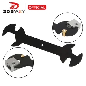 Pièces d'imprimante 3D 3DSWAY, tête d'impression MK8, buse <span class=keywords><strong>E3DV6</strong></span>, clé à buse, outil de réparation de buse multifonction cinq en un - Product Image 1