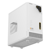 ALSEYE New Computer Case with Micro-ATX Tower with Magnetic Design Dust Filter, Transparent Glass Side Panel