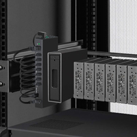 Hub USB 3.0 industriel en métal à 10 ports avec ports USB-C/USB-A, transfert de données haute vitesse, chargeur pour PC/ordinateur portable/téléphone
