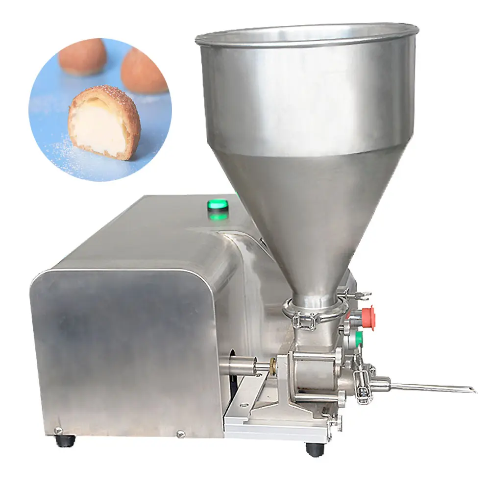 bakery croissant cream filler forming machine semi automatic donut injector donut filling machine price