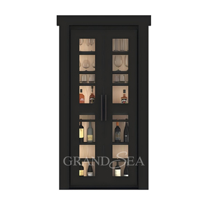 Étagère de rangement murale suspendue en bois de haute qualité avec porte cachée, système de porte Murphy - Product Image 5