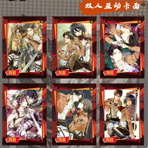 <span class=keywords><strong>Attack</strong></span> <span class=keywords><strong>Titan</strong></span> Anime TCG Booster Box - Eren, Levi e Mikasa - Carte Collezionabili - Mystery Box - Product Image 5