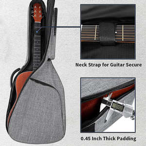 プロ用ポータブルギター楽器ギグバッグオックスフォード素材パッド入りケース旅行トレーニングギター収納バッグ - Product Image 5