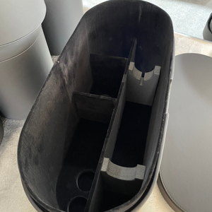 Custodia personalizzata in pelle sintetica per Dyson phon con goffratura scatola vuota opzioni di progettazione per asciugacapelli strumenti di conservazione regali - Product Image 1