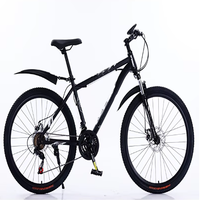 Vélo de montagne en acier de 24 pouces du fabricant pour adultes jeunes disque à vitesse variable livraison gratuite pour les étudiants amateurs de course