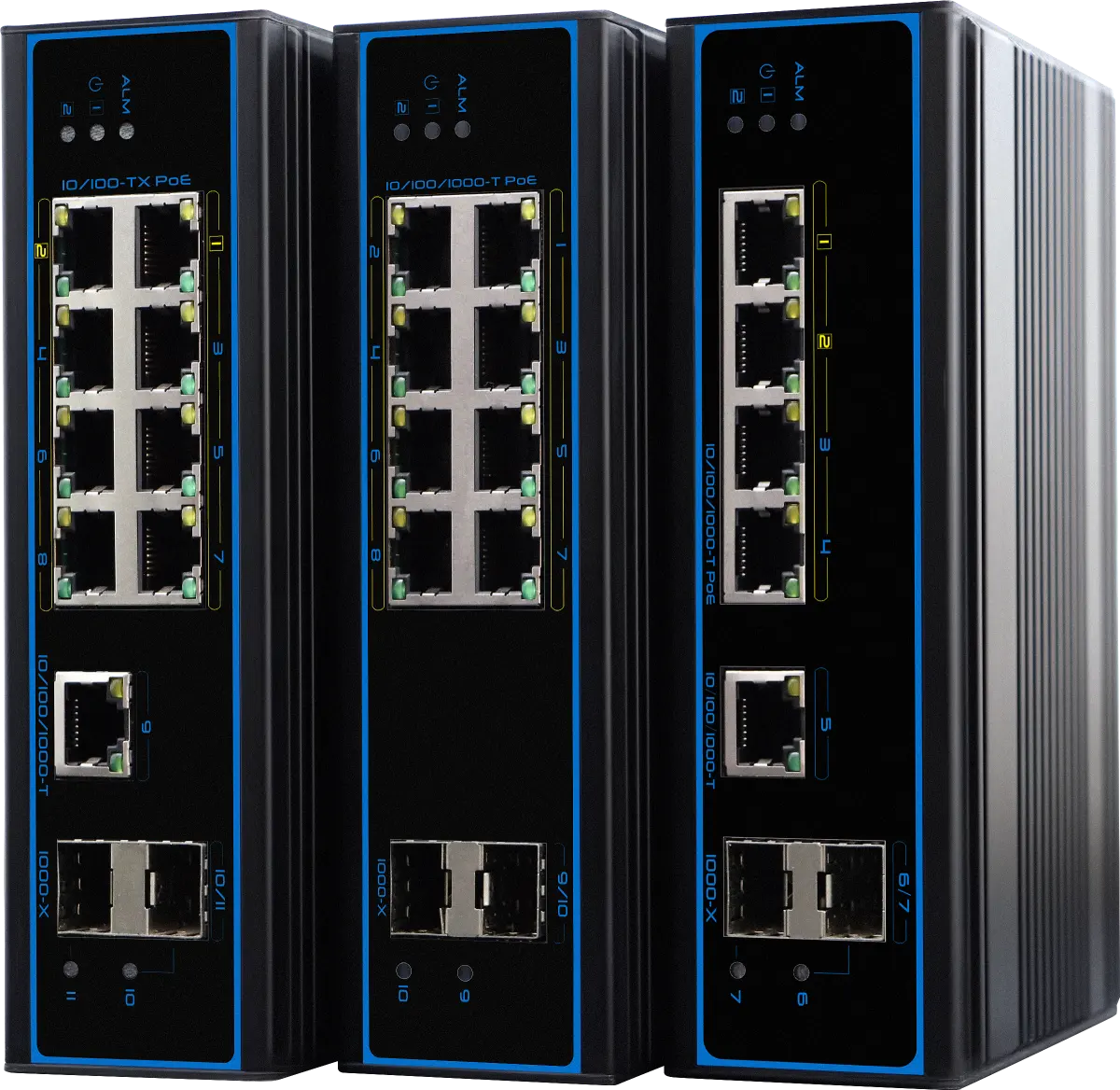 Amazon best seller 6 port Ethernet yönetilmeyen anahtarı 4 PoE ,2 10/100M uplink bağlantı noktaları tak-çalıştır Ethernet Splitter