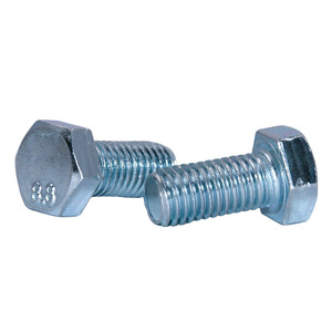 Pernos Hexagonales de la Compañía Bo Pin, M10 M16, Acero al Carbono Medio Galvanizado, Grado 8.8, Fijaciones para Soportes Fotovoltaicos - Product Image 1