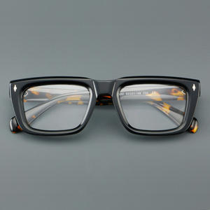 Marcos de anteojos Retro gruesos <span class=keywords><strong>Tom</strong></span> con personalidad europea americana acetato de moda al por mayor Stock placa <span class=keywords><strong>gafas</strong></span> - Product Image 4