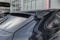 Pour Porsche Cayenne 2018 2019 2020 2021 2022 2023 2025 9Y0 Coupé : Garniture de vitre arrière et aileron de toit améliorés en fibre de carbone sèche TKT