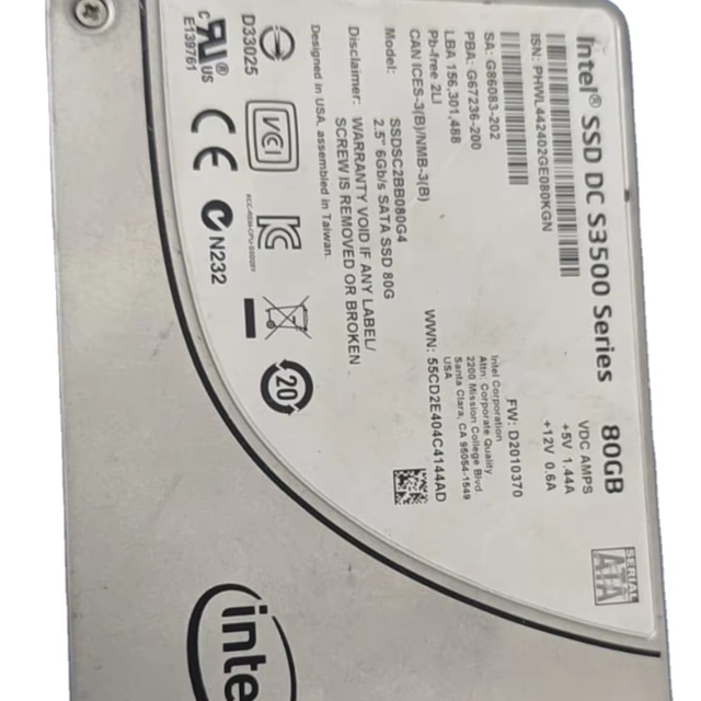 SSD S3500 80G Retail Enterprise MLC Solid State Drive Non-S3510 S3520