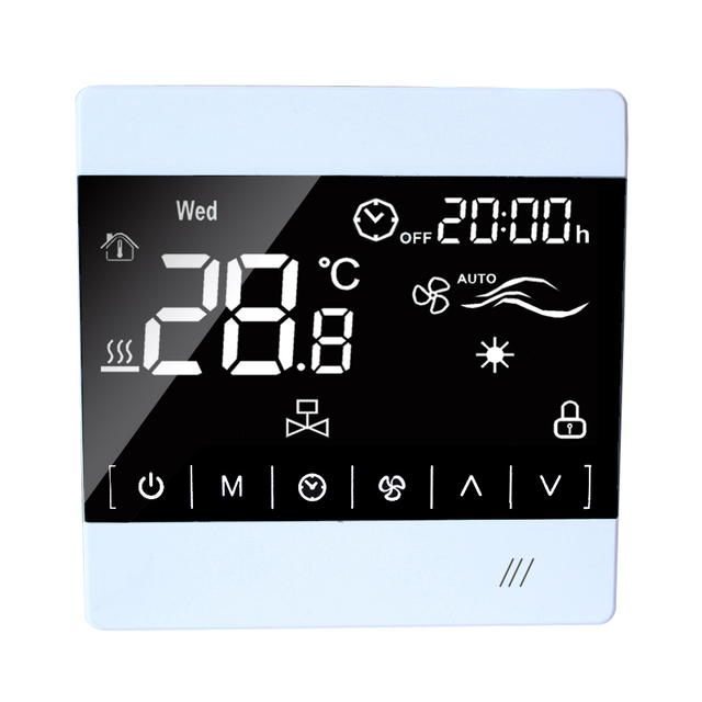 Touch Screen Thermostat Air Conditioner Thermostat Hotel Refrigeration Digital Temperature Controller