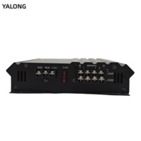 Amplificateur de voiture 4 canaux 12V haute puissance pour système audio de voiture, haut-parleurs et caisson de basses