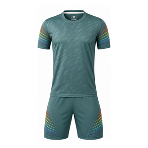 Uniformes de football personnalisés de haute qualité, écologiques, 100% polyester, nouveaux, très demandés, uniformes de football personnalisés de haute qualité - Product Image 2