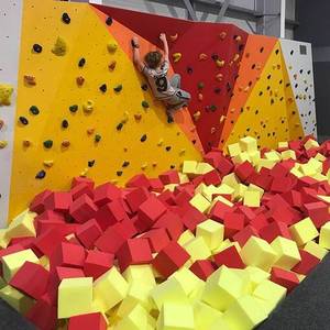 Pu Anti Stress Outdoor Bulk Children Gymnastics Trampoline Park Pool Sponge Foam Pit Blocks High Density Foam <strong>Cubes</strong>