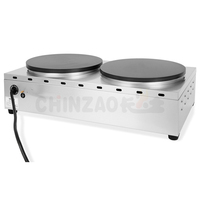 Machine à crêpes électrique, 400mm, double tête, robuste, vente en gros, prix d'usine
