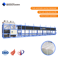 Machine à glaçons industrielle à refroidissement direct électrique BAOCHARM de 10 tonnes pour la production de grands blocs de glace pour les entreprises de glace