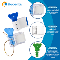 Kocents MTS-012 Scellé de sécurité jetable en plastique ABS pour compteur électrique, à serrage par torsion