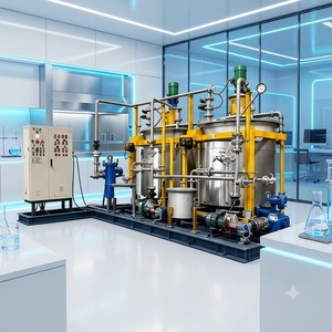 Usine de production de graisse compacte montée sur chenilles avec réacteur contrôlé par PLC, technologie de mélange sous vide et équipement en acier inoxydable - Product Image 6