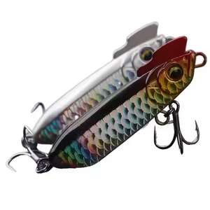 Pequeño Ott Long-Throw Speed Pencil One-Mouthful 3D Simulación Recubrimiento láser Anti-Rust Plastic Book Bottom Nuevo señuelo de pesca de <span class=keywords><strong>carpa</strong></span> - Product Image 2