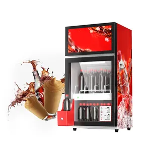 Commercial Bottle Slush Machine Refrigerator Display Refrigeration -2C--15C Small Vertical Single Door Refrigerator Freezer