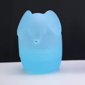BPA Free 4 transparente Animal-Shaped brinquedos de banho de silicone para bebês 6-12 meses Suitableas um presente