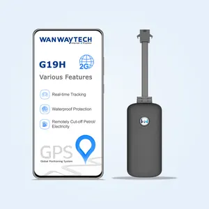 wanwaytech 2g IP67防水GPS车辆跟踪器G19H Worldwide Logistics跟踪