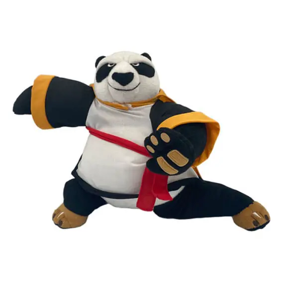 High Quality Customized Kungfu Big Eyes Soft Kids Toy Plush Stuffed Panda