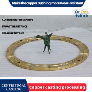 Manguito de cobre personalizado para rodamientos deslizantes de brida con buena resistencia al desgaste - Product Image 5