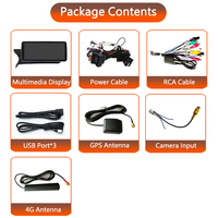 Écran de voiture Android Mercedes Benz Classe C W204 C200 2011-2014 4G LTE GPS Navigation OBD2 Mirror Link TPMS 1080P 2DIN