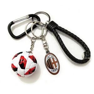 Porte-clés de Football de <span class=keywords><strong>Paris</strong></span> Rome, Promotion personnalisée, pendentif de Fan, écharpe 3d, porte-clés en métal - Product Image 5