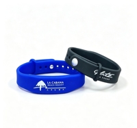 Bracelets promotionnels personnalisés écologiques Nichen One, en silicone transparent, petit bracelet de sport pour événements, avec logo