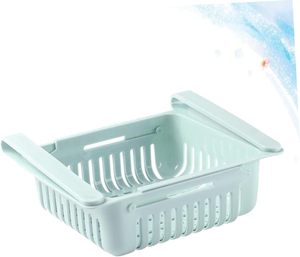 Cesta de Almacenamiento Rectangular Retráctil de Plástico PP para Cocina Moderna, Ecológica y a Prueba de Polvo para Alimentos en el Refrigerador - Product Image 2