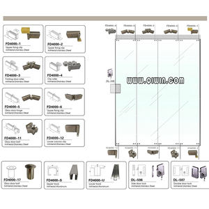 Quincaillerie simple de <span class=keywords><strong>porte</strong></span> <span class=keywords><strong>pliante</strong></span> <span class=keywords><strong>sans</strong></span> cadre <span class=keywords><strong>sans</strong></span> rails de plancher - Product Image 4