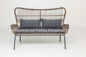 Leisure 4pcs Traditional Design Steel Frame Outdoor <b>Rattan</b> Garden Coffee <b>Table</b> Sets for Hotel & Villa - Product Image 5