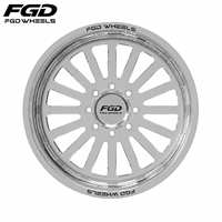 Roues de camion FGD personnalisées forgées sur mesure 20x10 22x10/12/14 24x14 26x14 26x16 28 pouces pour Ford RAM Sierra Silverado 1500 2500 3500